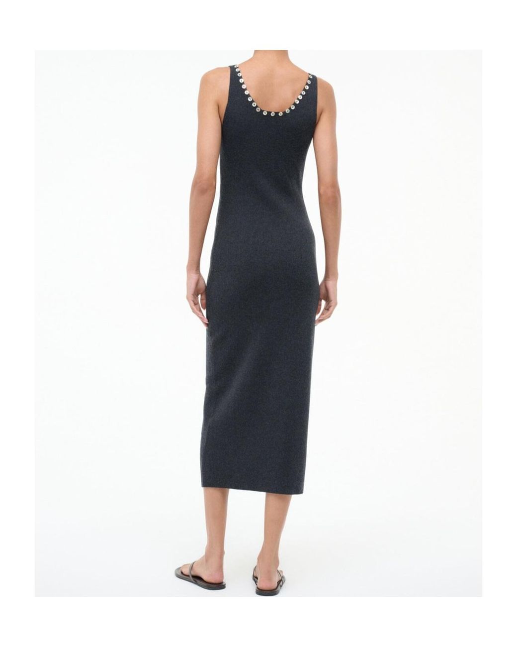 Staud Blue Sleeveless Dress