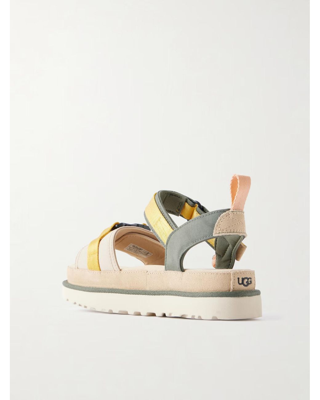 Ugg Metallic Color Block Sandals