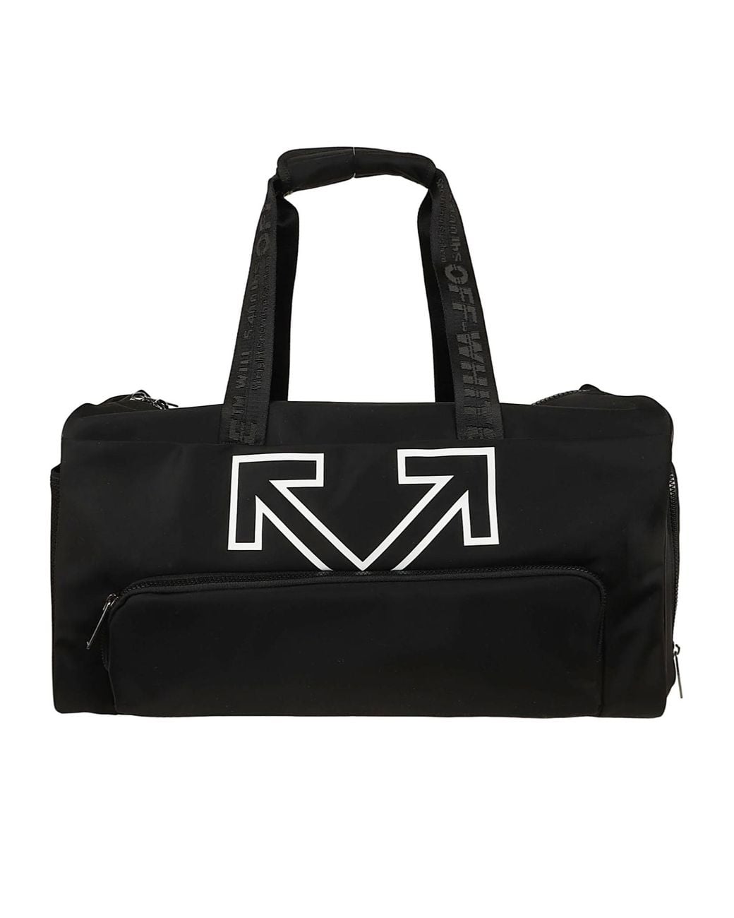 Off-White c/o Virgil Abloh Black Heritage Logo Gym Tote Bag for men