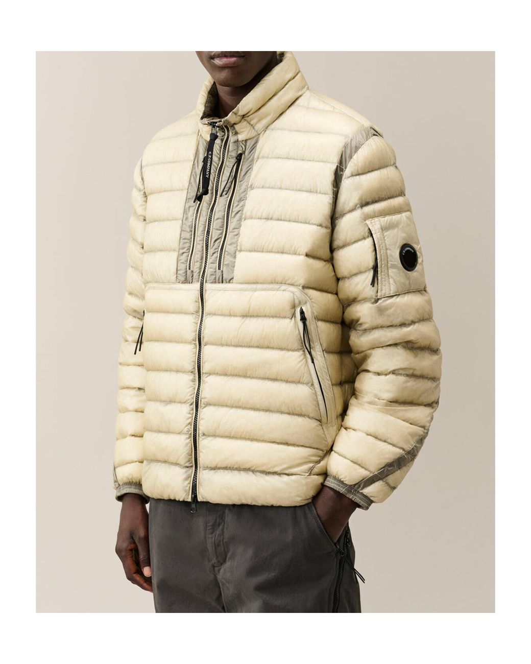 C P Company Natural D.D. Shell Jacket for men