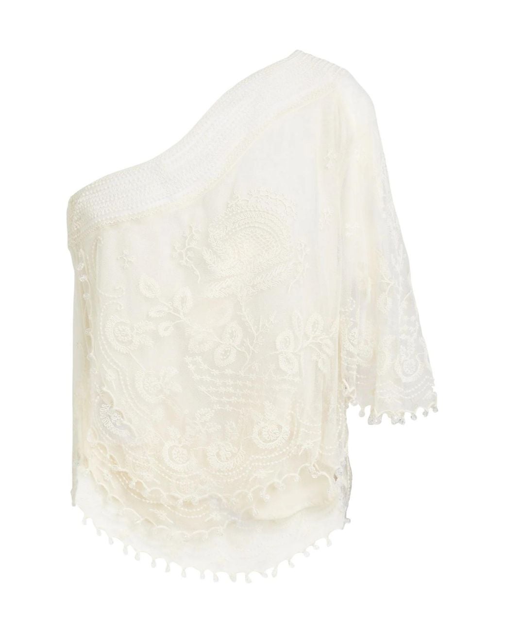 Isabel Marant White One-Shoulder Tops