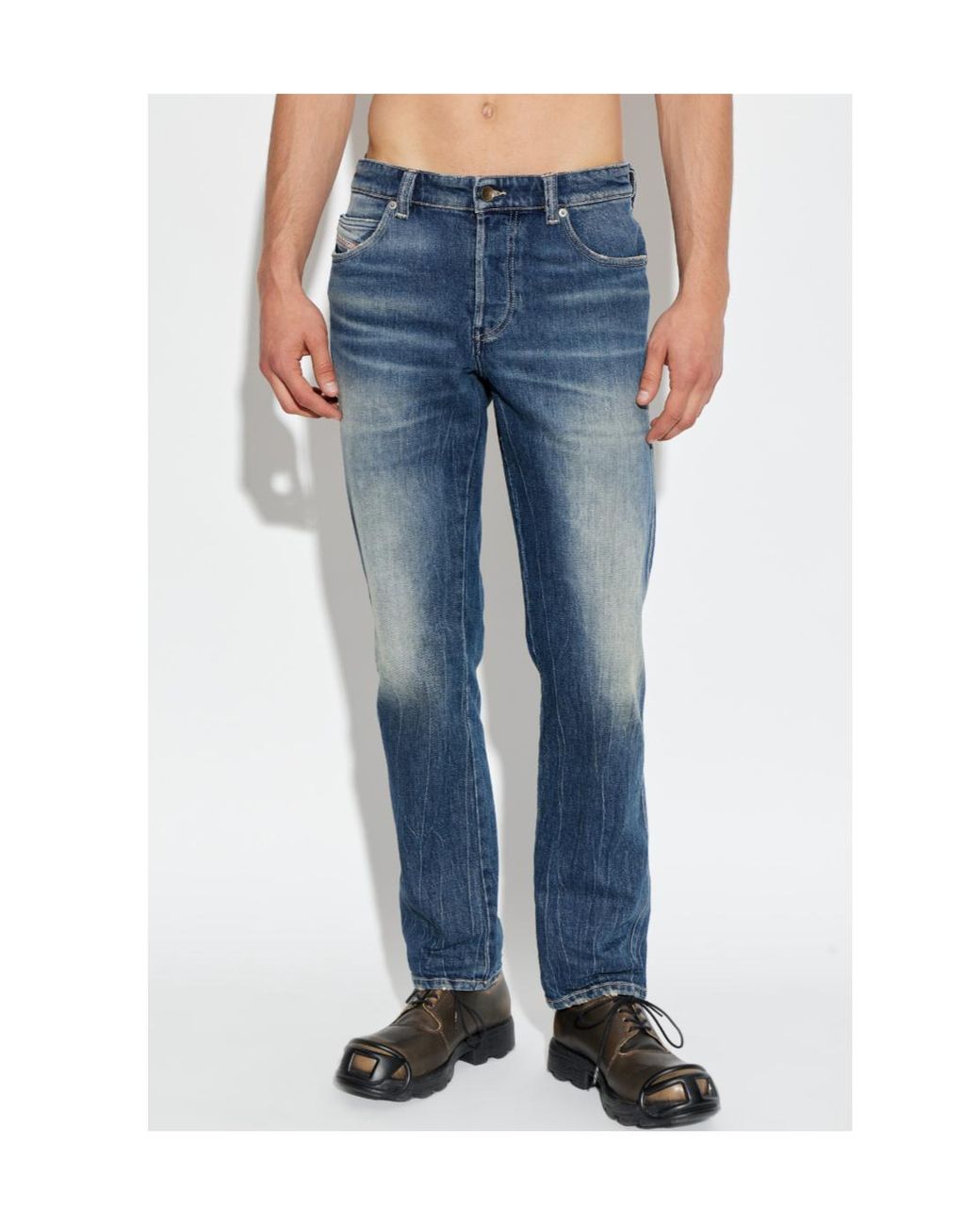 DIESEL Blue 1993 D-Vyl Straight-Leg Jeans for men