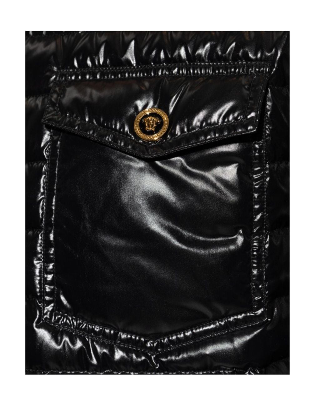 Versace Black Light Padded Jacket for men
