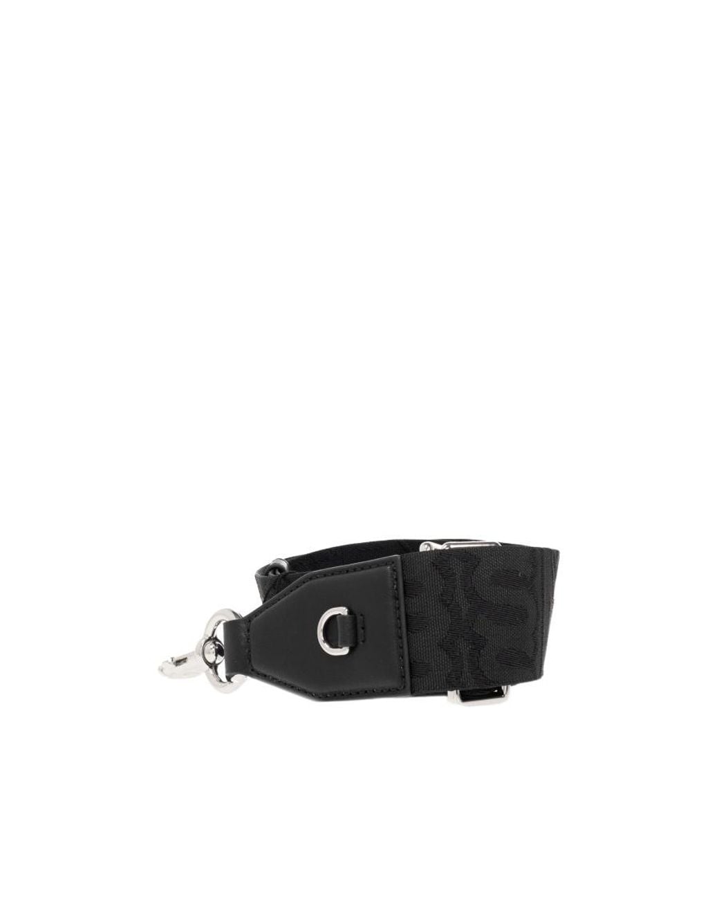 Marc Jacobs White Monogram Printed Bag Strap
