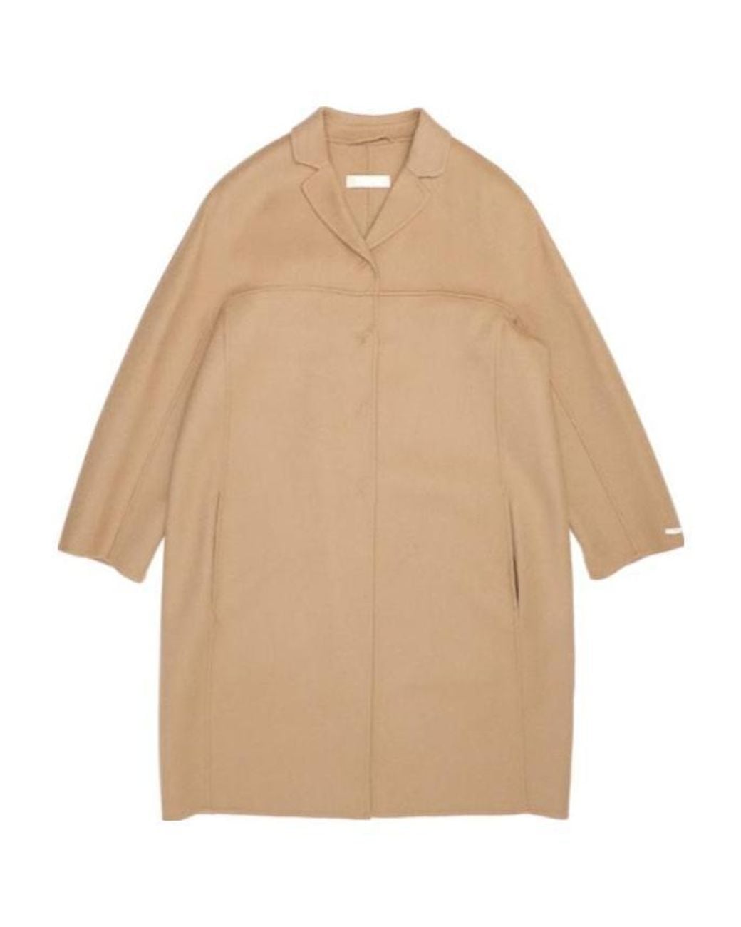 Max Mara Natural Logo Coat