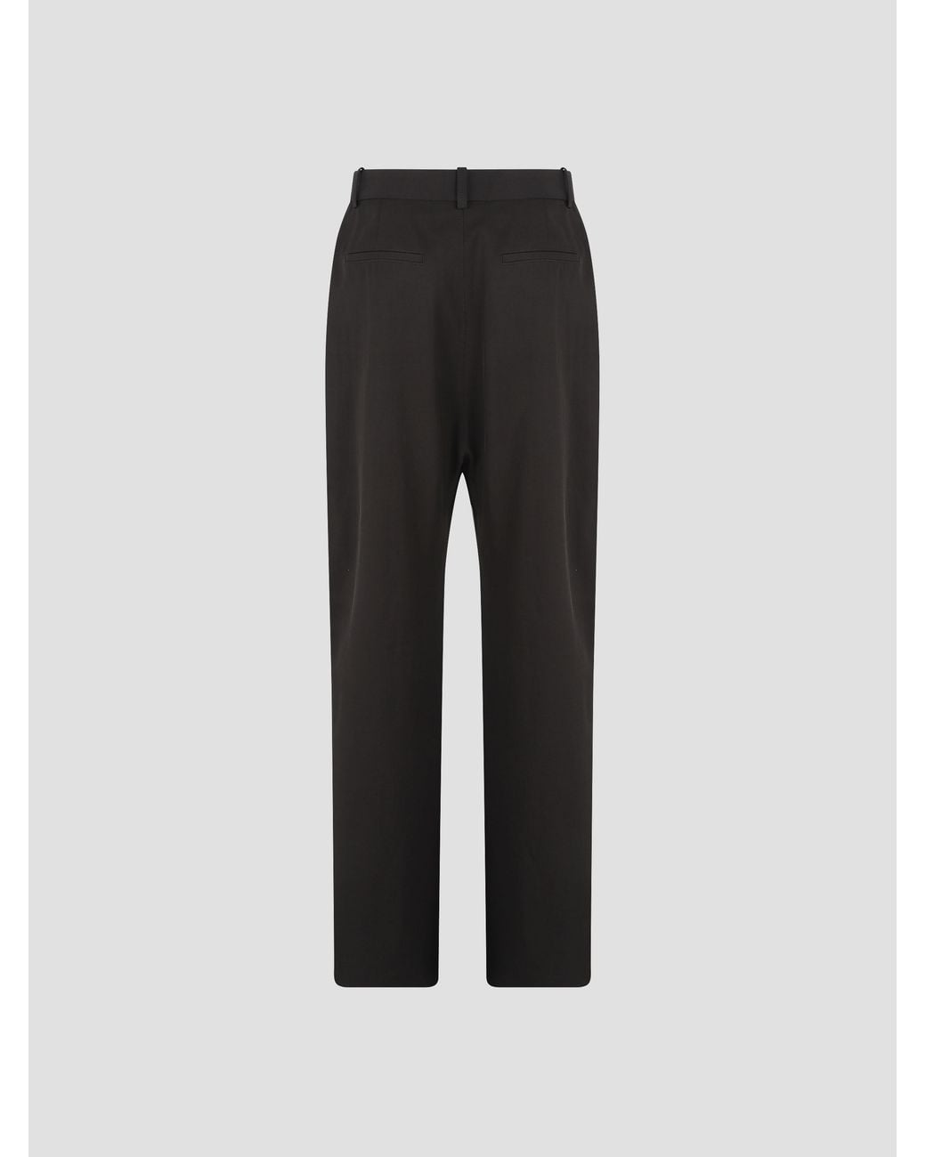 Lemaire Black Pleated-Pocket Trousers