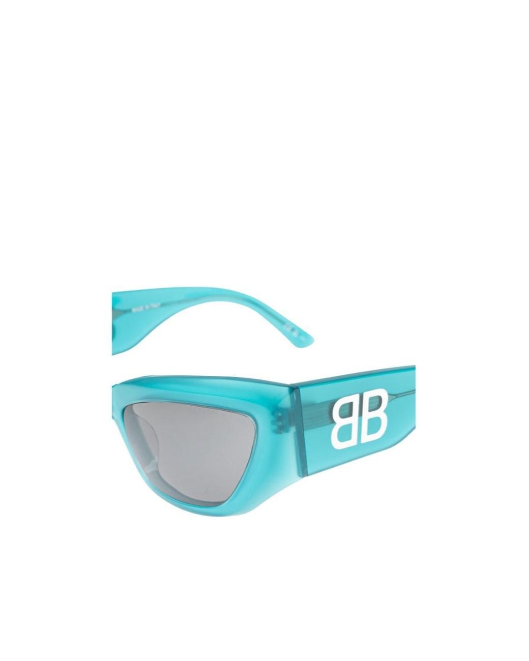Balenciaga Blue Eyewear Butterfly Frame Sunglasses for men