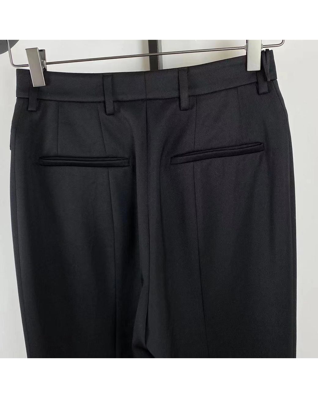 Prada Black Front Pocket Tailored Trousers