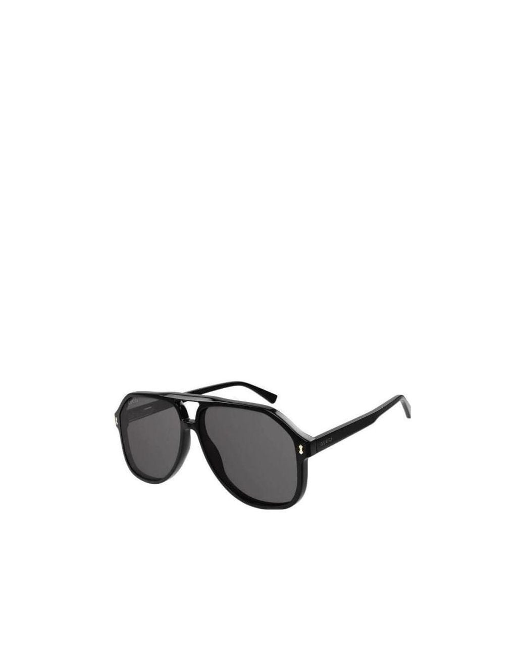 Gucci White Eyewear Aviator Frame Sunglasses for men