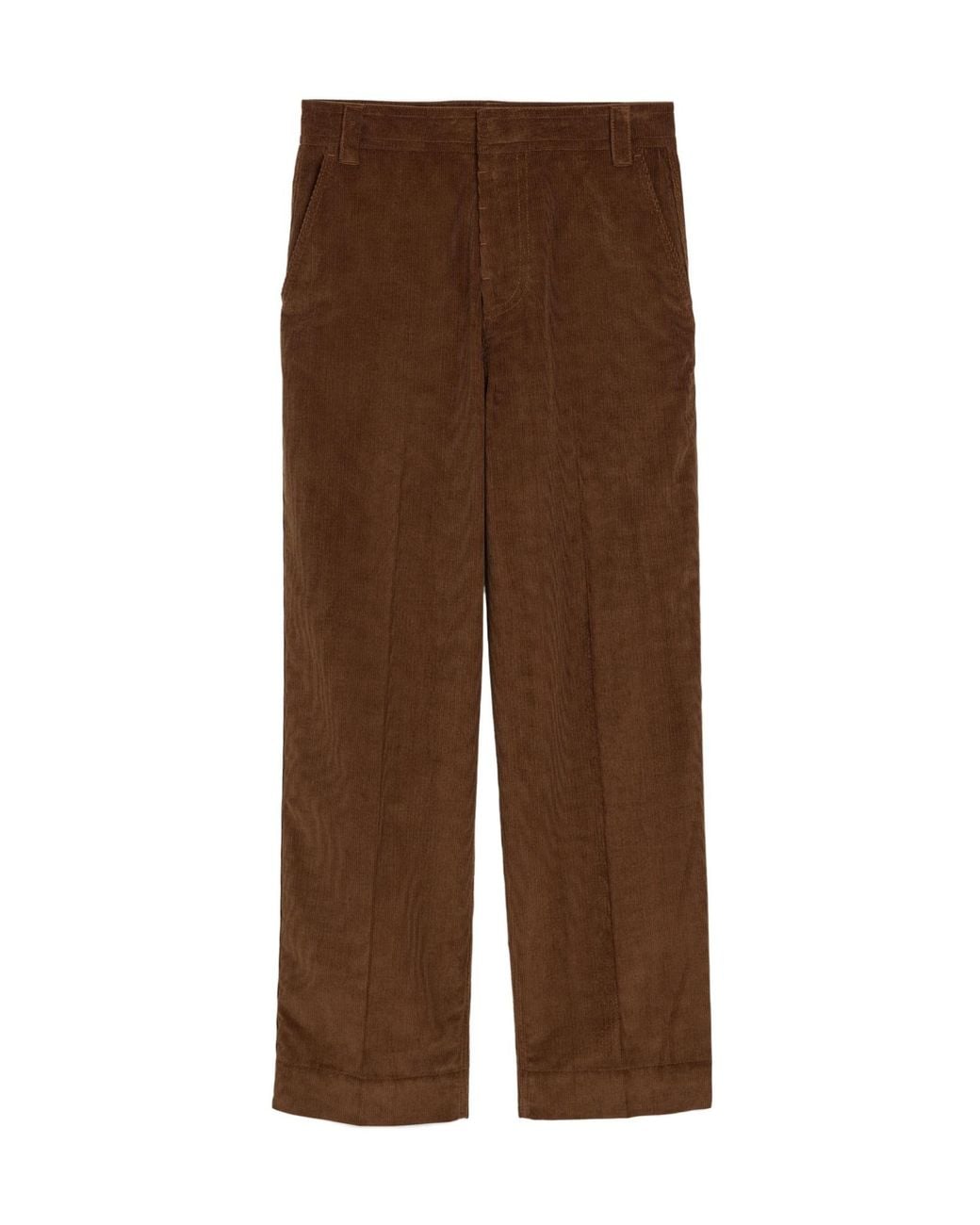 AMI Brown Ami Straight-Leg Corduroy Pants for men