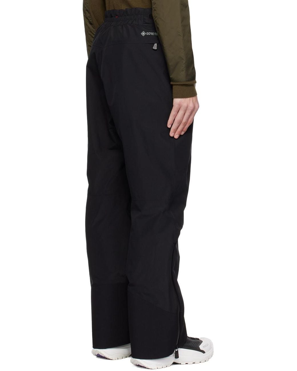 Moncler Blue Grenoble Logo Detailed Flared Ski Trousers for men