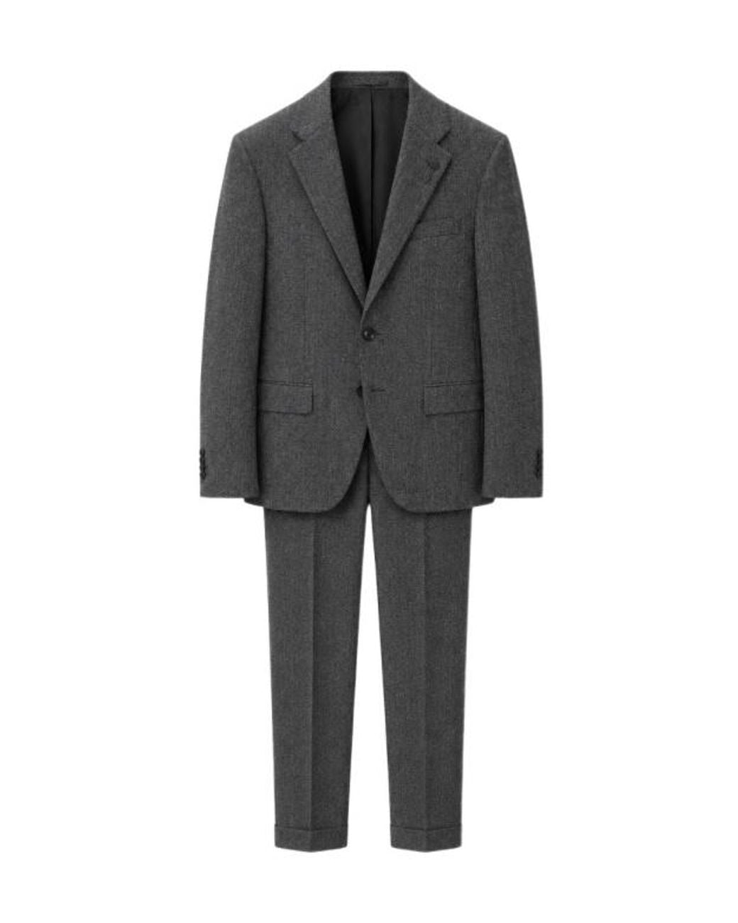 Lardini Gray Single-Breasted Two-Piece Suit for men