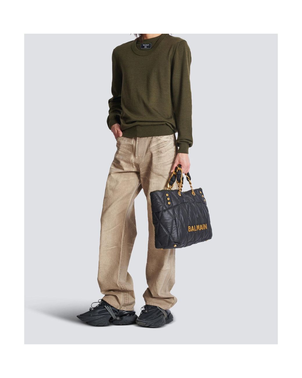 Balmain Natural Loose-Fit Denim Jeans for men