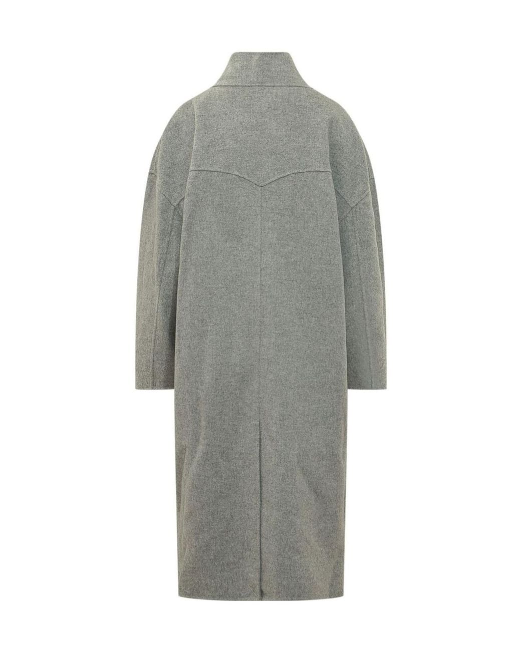 Ba&sh Gray Kaya Toggle Coats