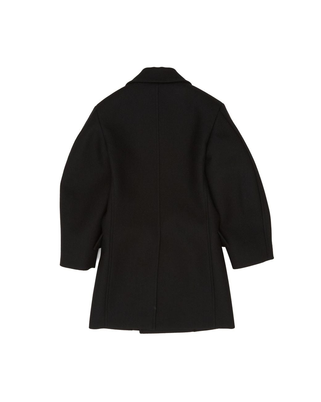 Bottega Veneta Black Wool And Mohair Gabardine Coat
