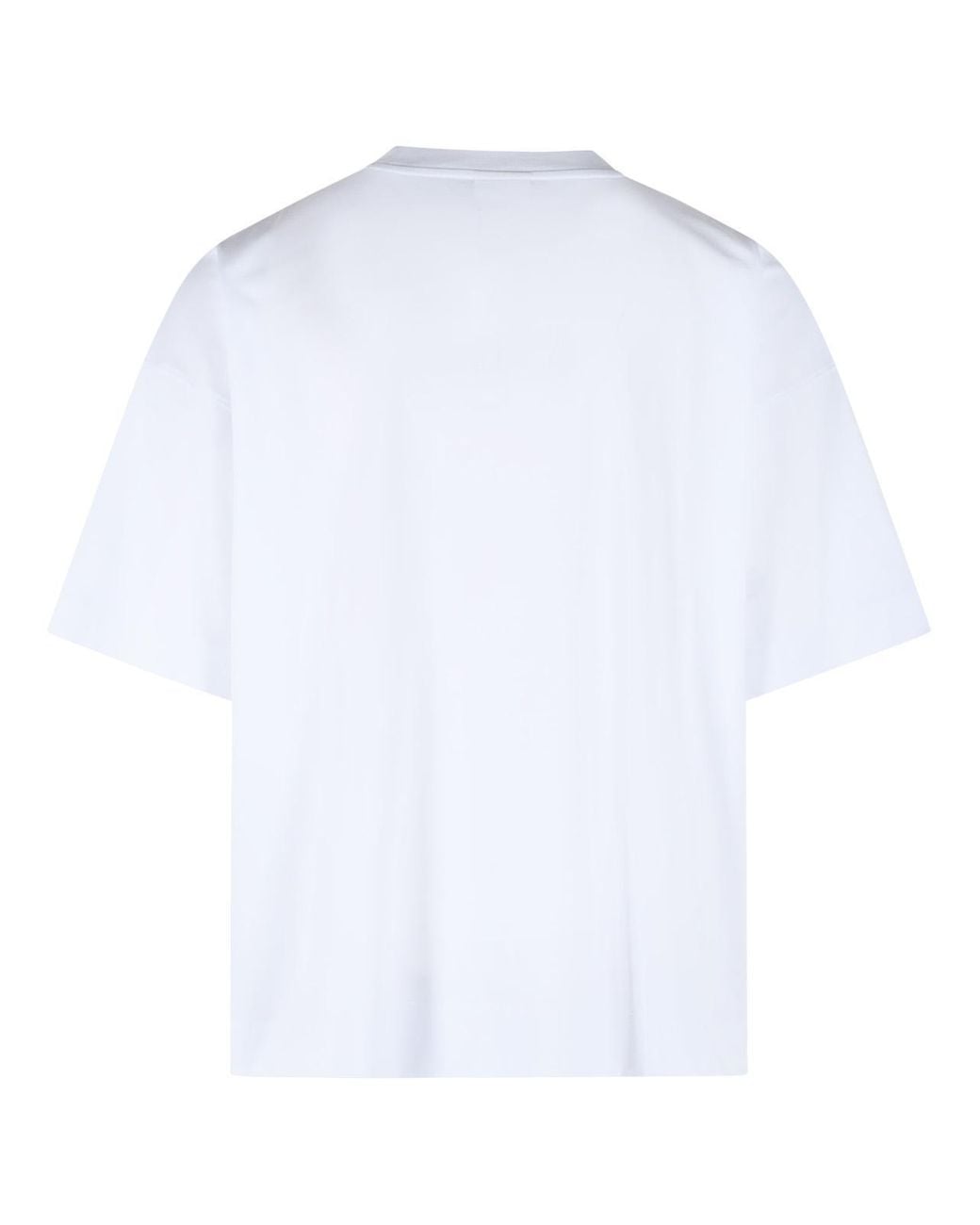 Dries Van Noten White Short-Sleeved T-Shirt for men