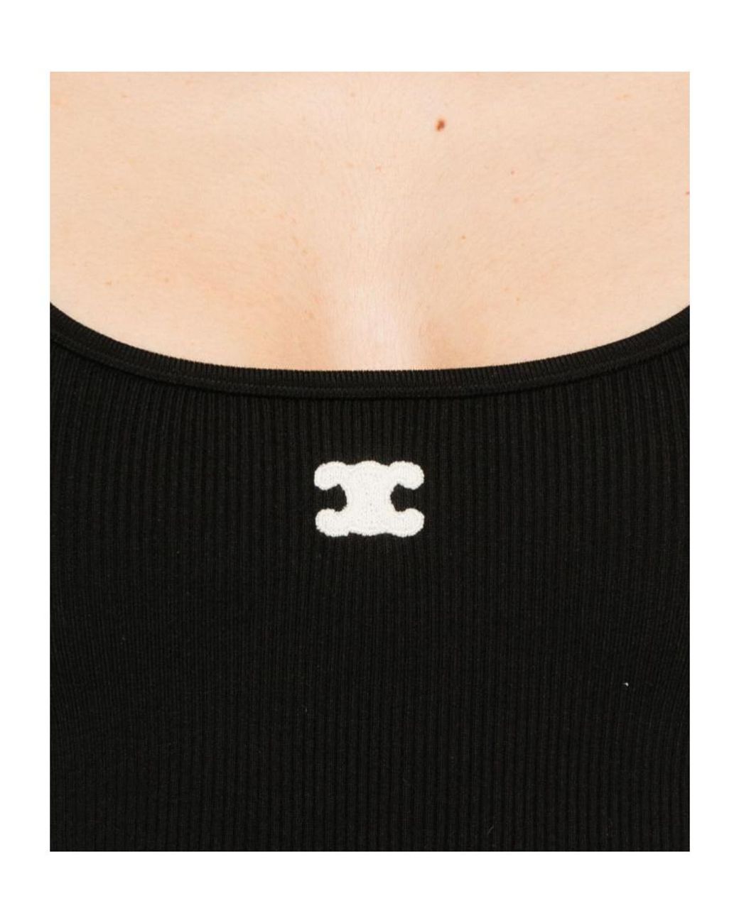 Céline Black Triomphe Bra