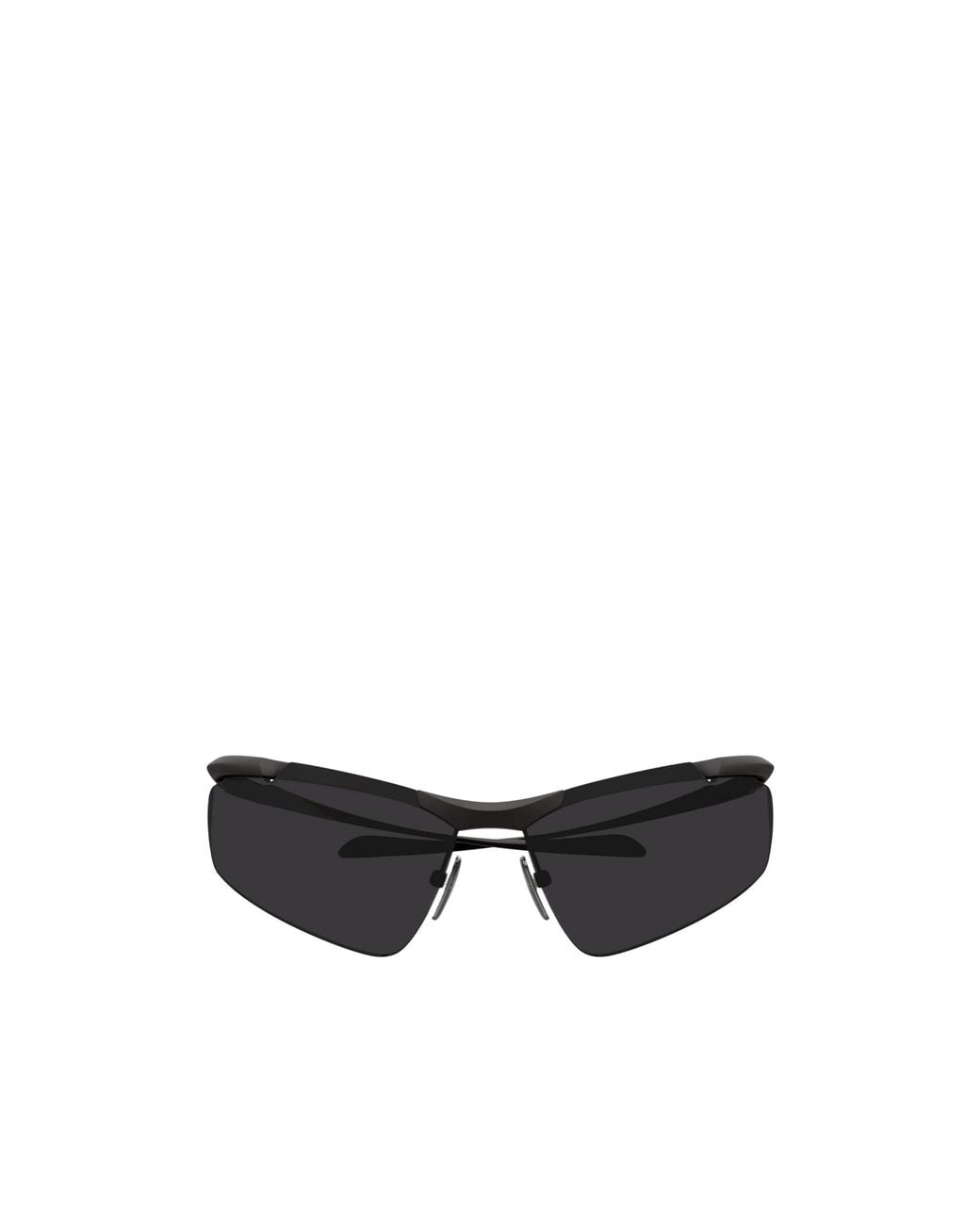 Balenciaga Black Eyewear Geometric Frame Sunglasses