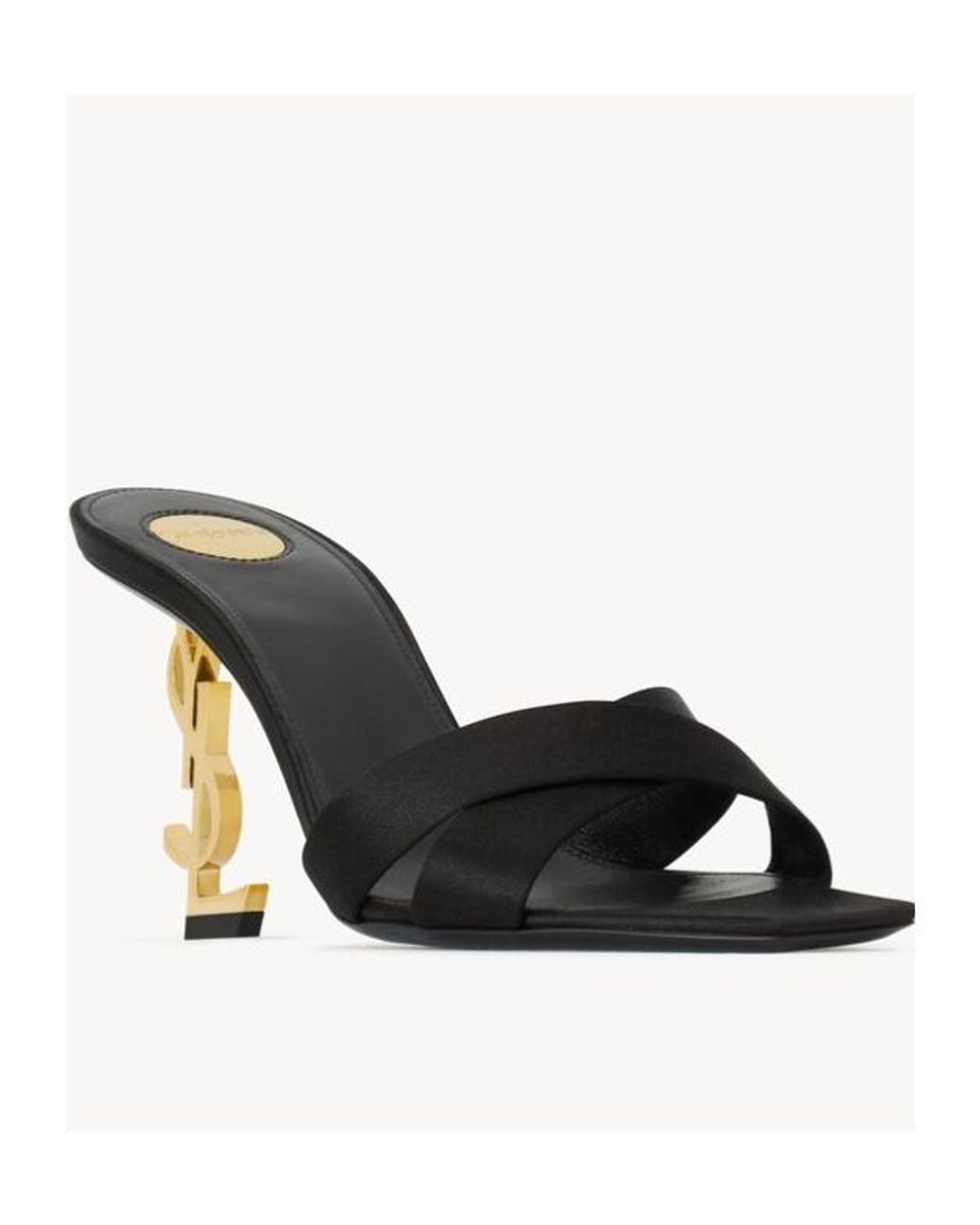 Saint Laurent Multicolor Opyum Open Toe Mules