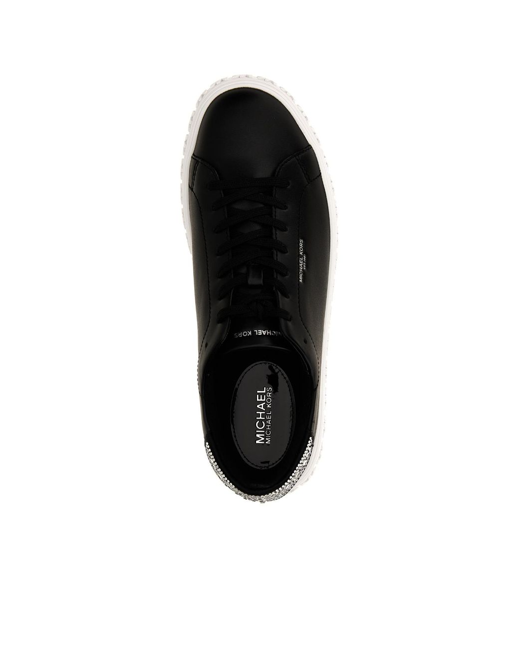 Michael Kors Black Embellished Low-Top Sneakers