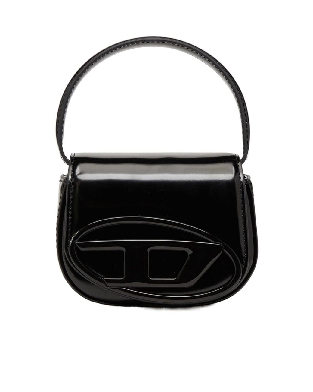 DIESEL Black 1Dr-Xs-S Iconic Logo Detailed Mini Tote Bag