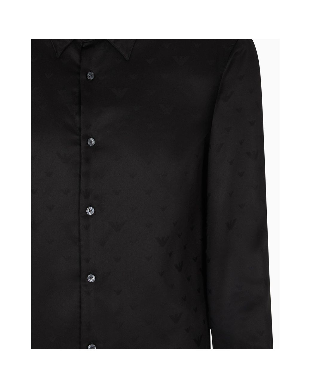 Emporio Armani Black Casual Longsleeve Top for men