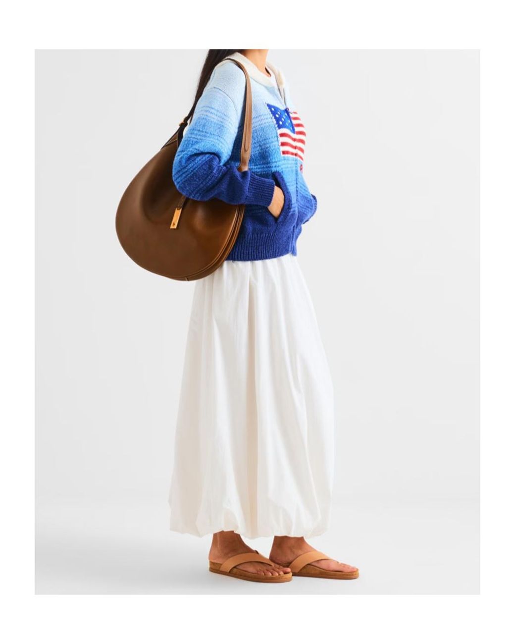 Polo Ralph Lauren Brown Logo Shoulder Bag
