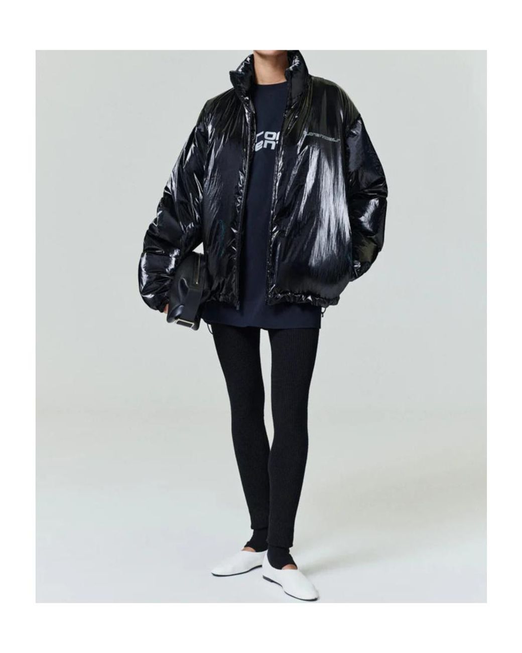 Fear Of God Black Skinny Cut Waffle Knit Leggings