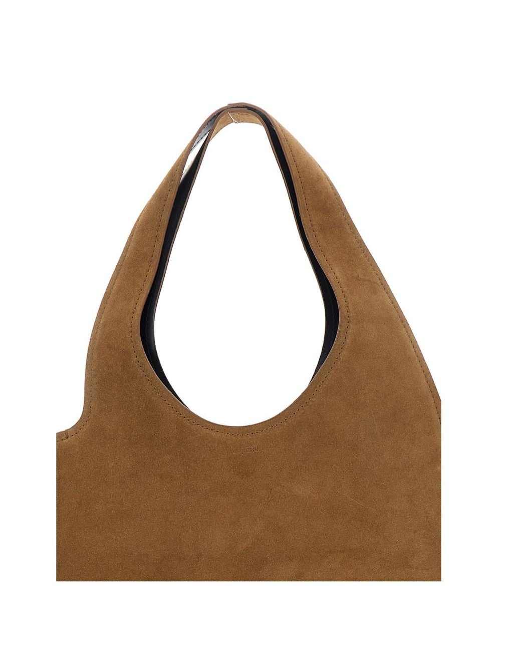 Coperni Brown Heart Shaped Shoulder Bag