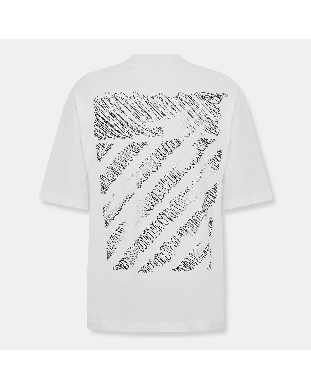 Off-White c/o Virgil Abloh White Scribble Regular Fit T-Shirt for men