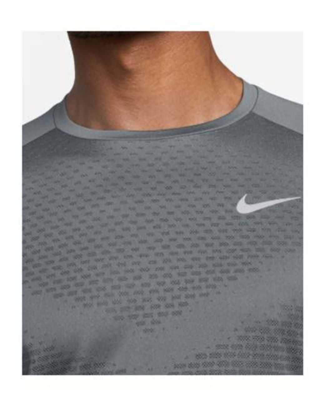 Nike Gray Crew Neck T-Shirt for men