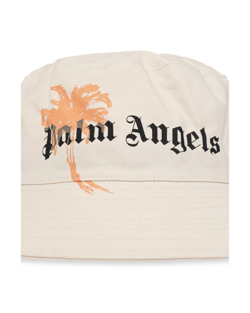 Palm Angels White Logo Hat for men