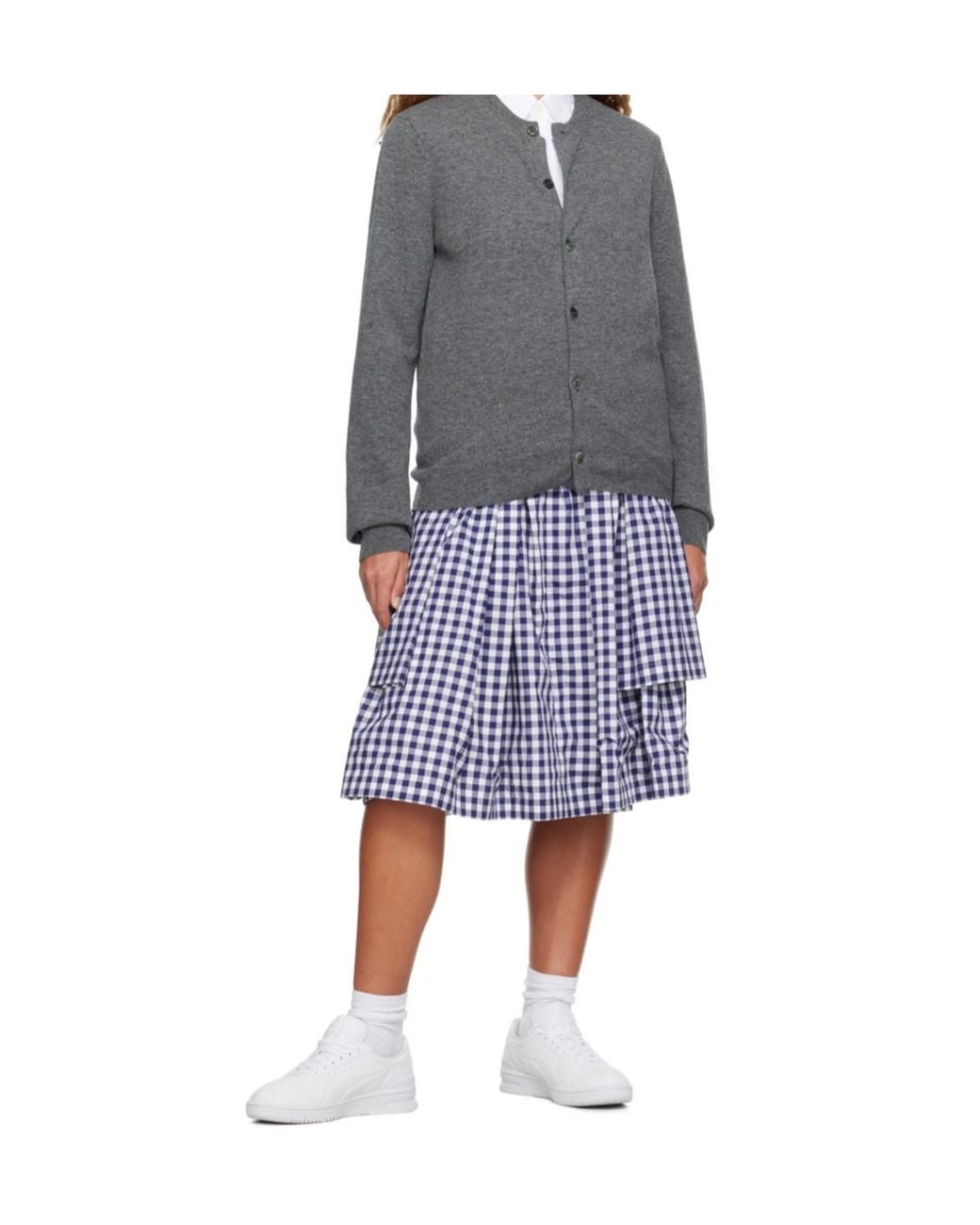 Comme des Garçons Gray Comme Des Garçons Shirt Long Sleeved Cardigan
