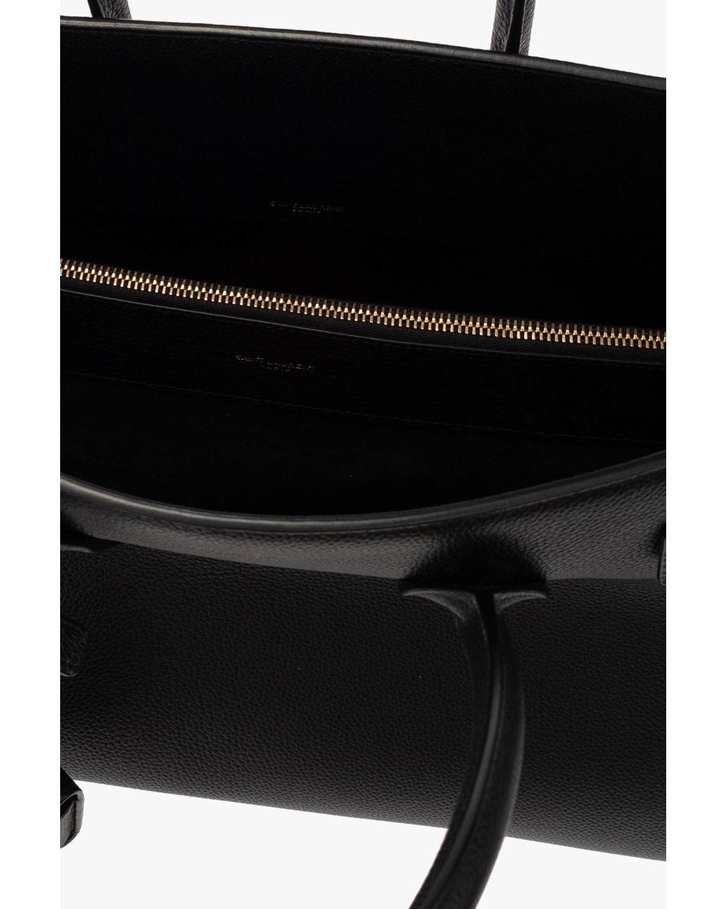 Saint Laurent Black Sac De Jour Supple Medium
