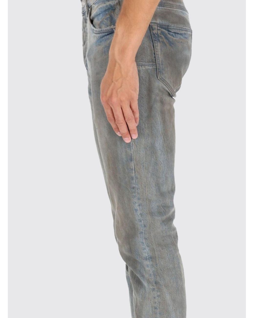 Purple Brand Gray Monterrico Skinny Jeans for men