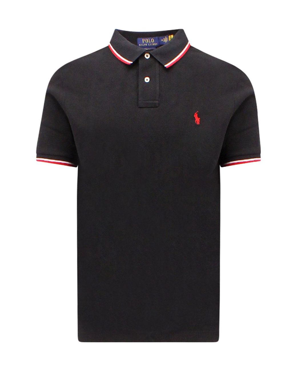 Ralph Lauren Blue Pony Embroidered Short-Sleeved Polo Shirt for men