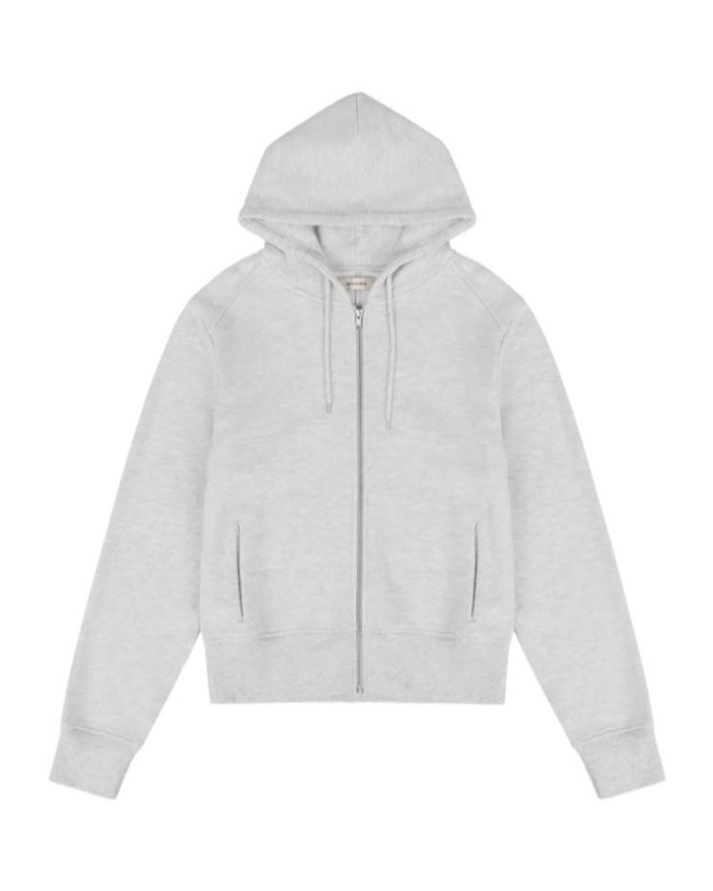 Entire studios White Slim Zip-Up Hoodie for men