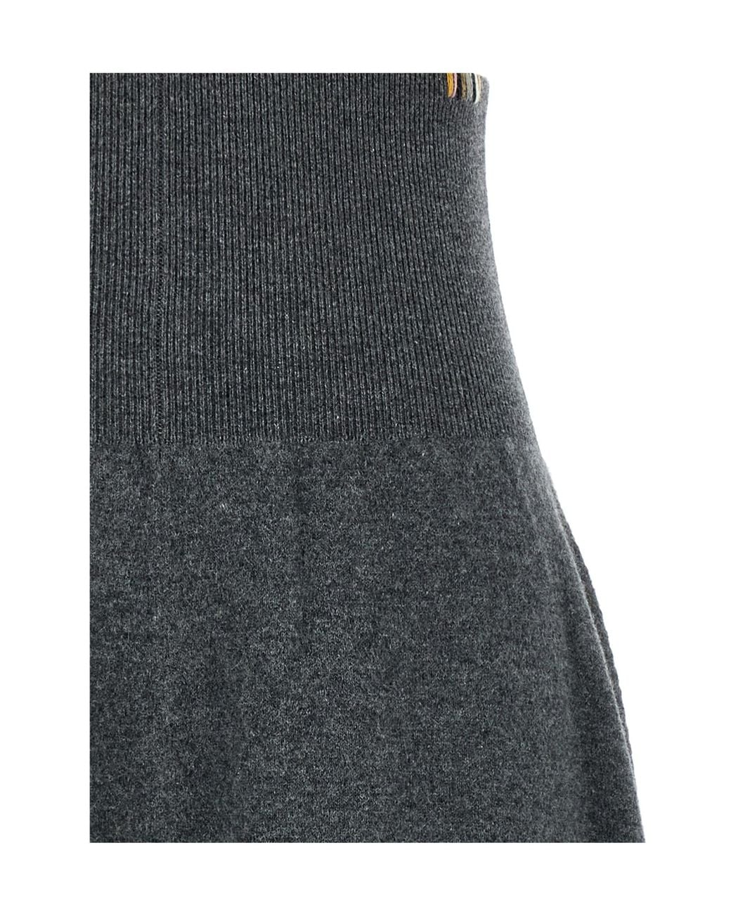 Extreme Cashmere Gray A-Line Skirt