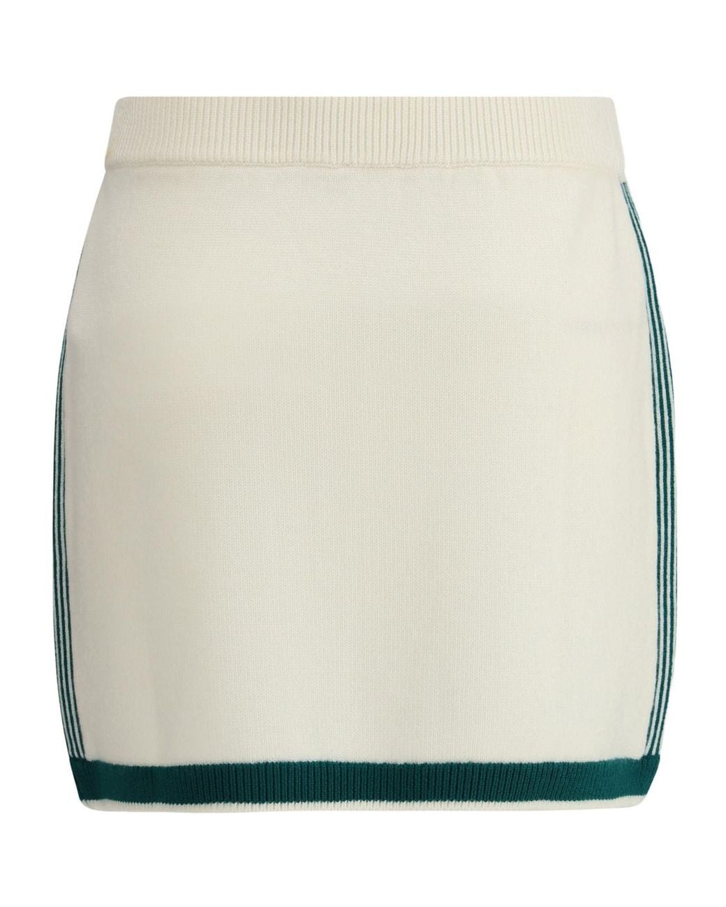 Casablanca Natural Knit Tennis Mini Skirt