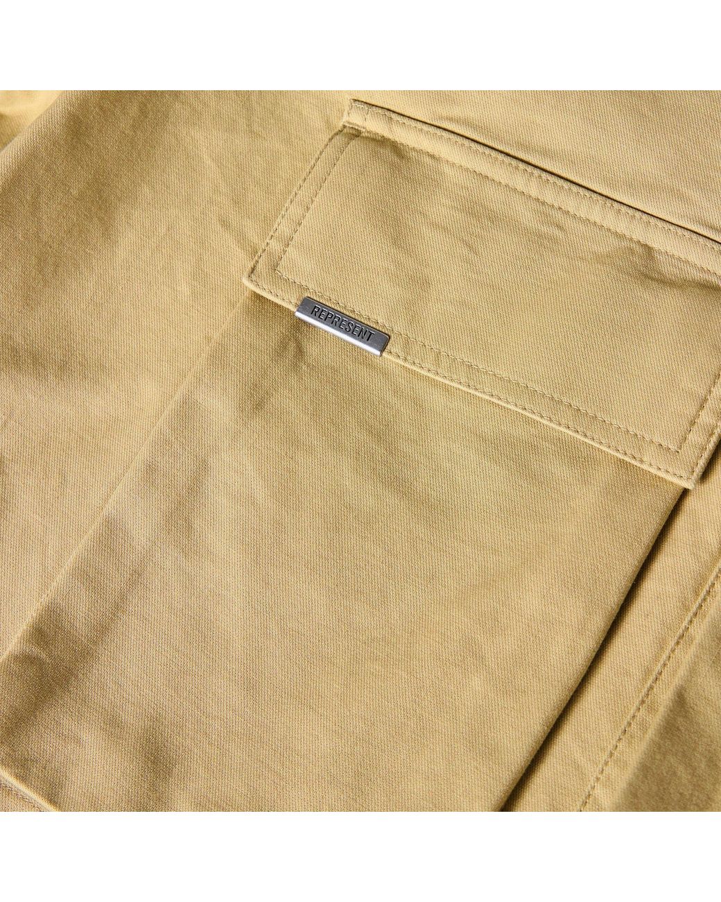 Represent Natural High-Waisted Cargo Knee-Length Shorts for men