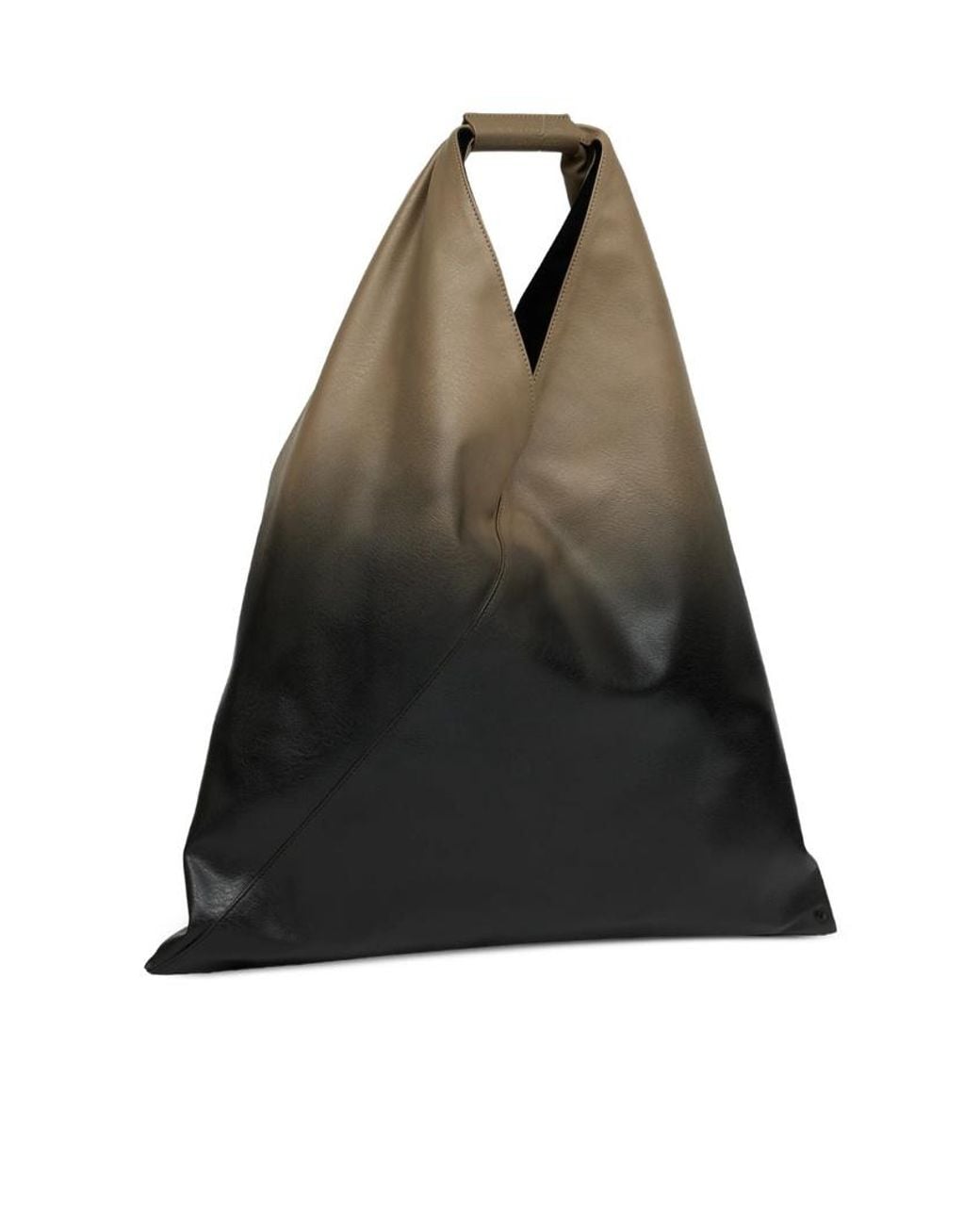 MM6 by Maison Margiela Black Japanese Logo Debossed Shoulder Bag
