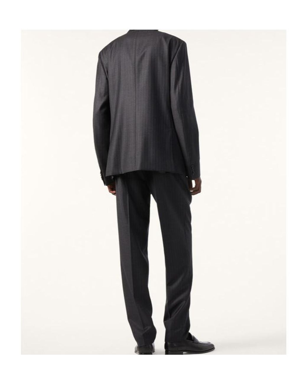 Loro Piana Black Milano Suit for men