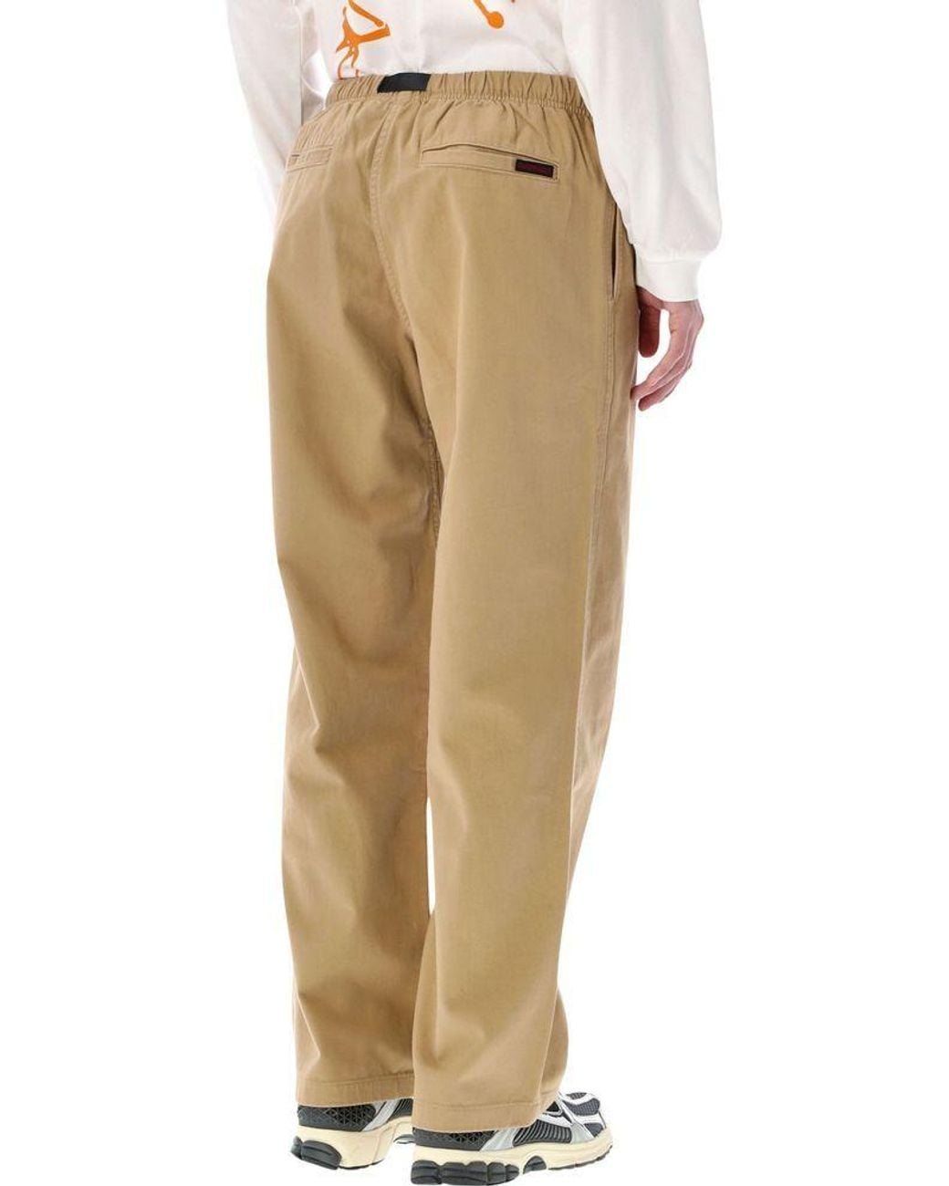 Gramicci Natural Elasticated Belted Pants for men
