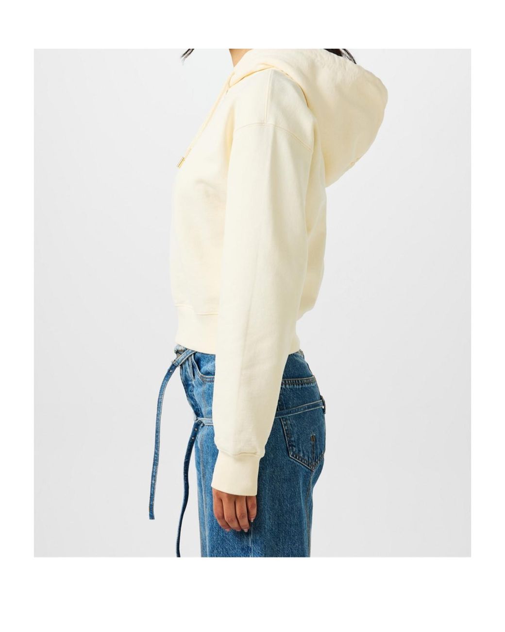 Jacquemus White Long Sleeve Sweatshirt
