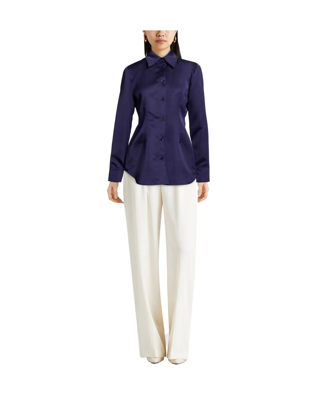 Sportmax Blue Shirt Polyester