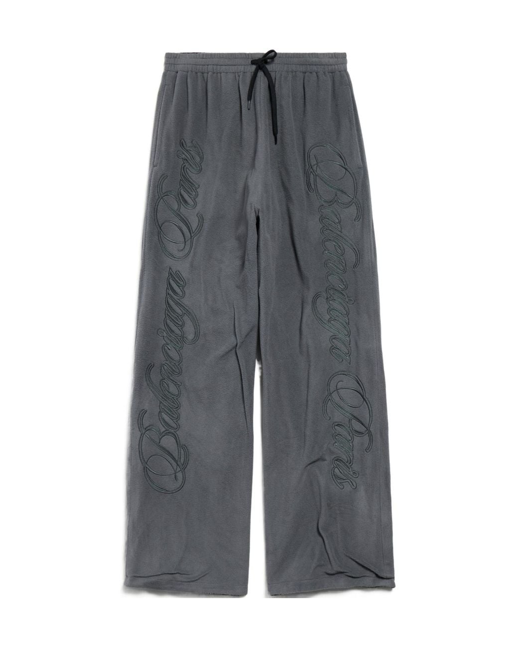 Balenciaga Black Drawstring Reversible Sweatpants for men