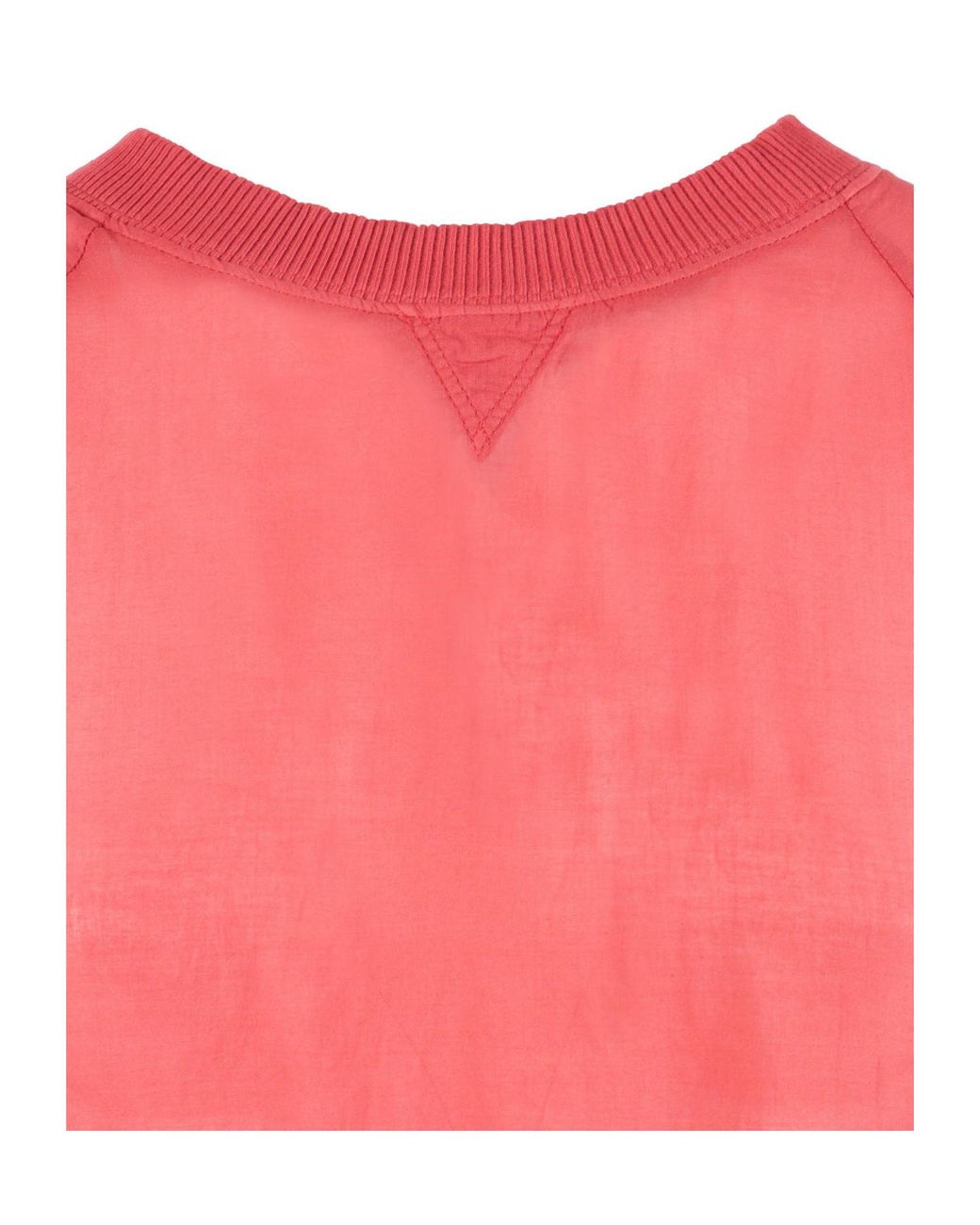 Aspesi Pink Garment-Dyed Voile Blouse