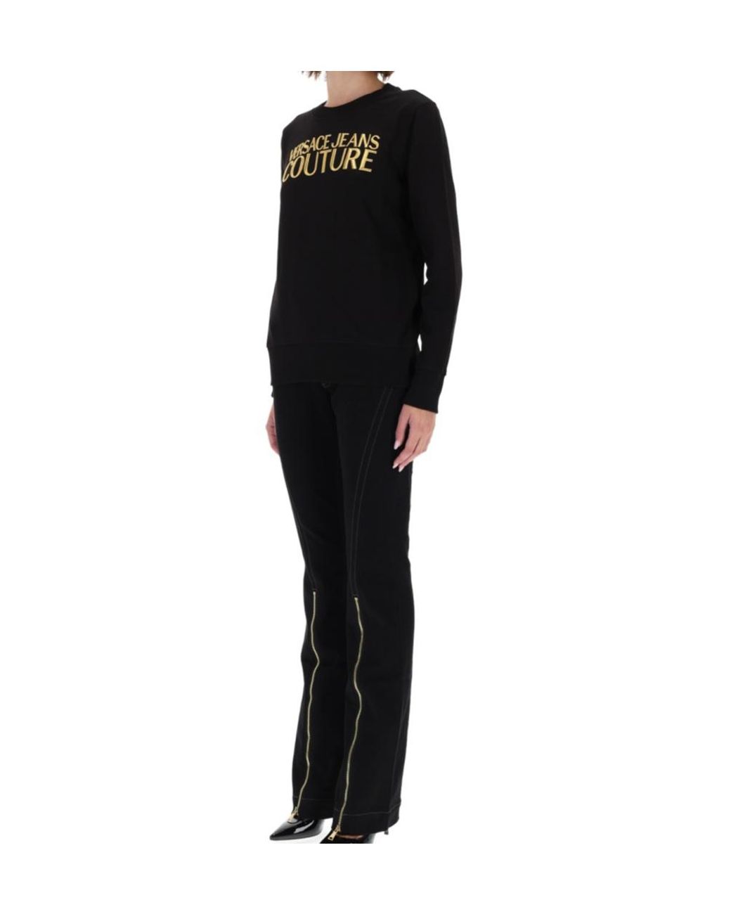 Versace Jeans Black Couture Logo Sweater