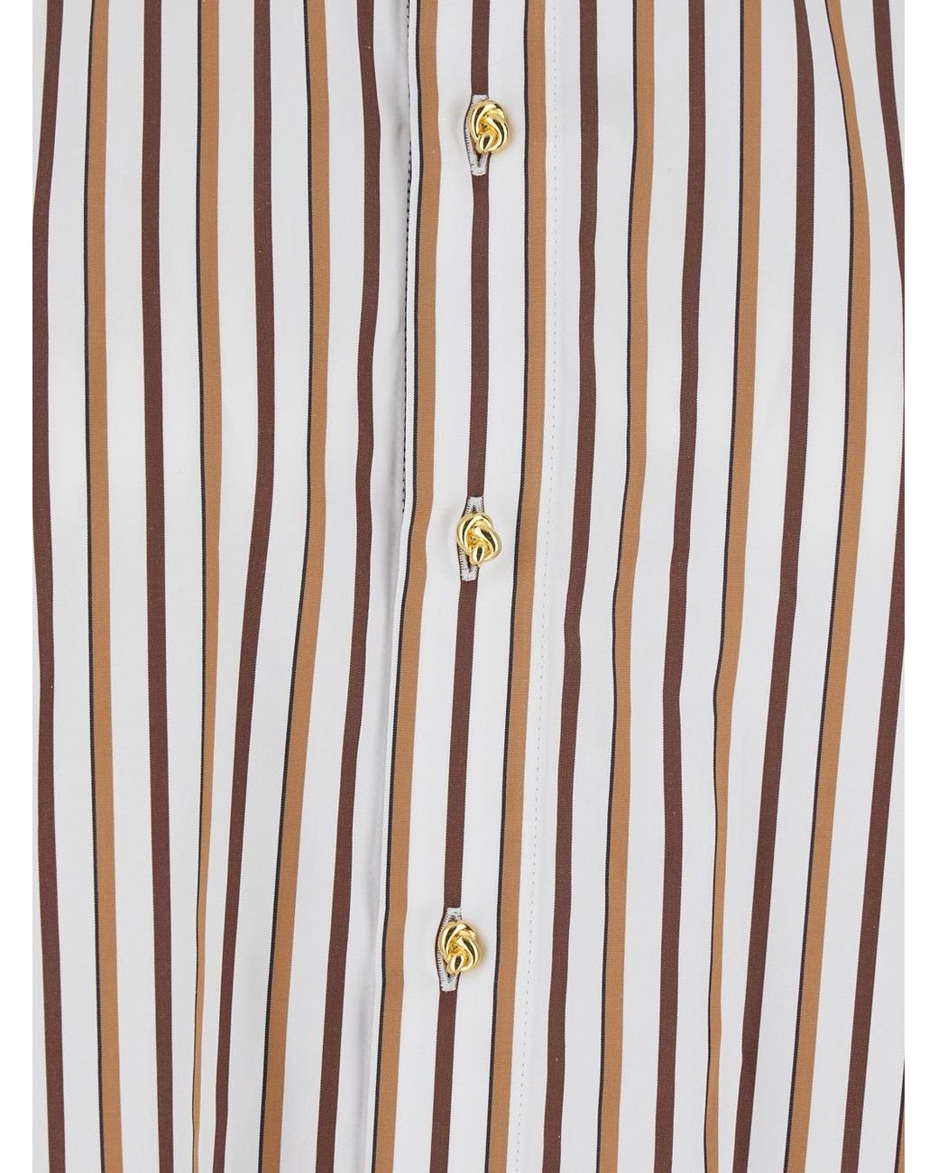 Bottega Veneta Multicolor Bold Striped Buttoned Shirt