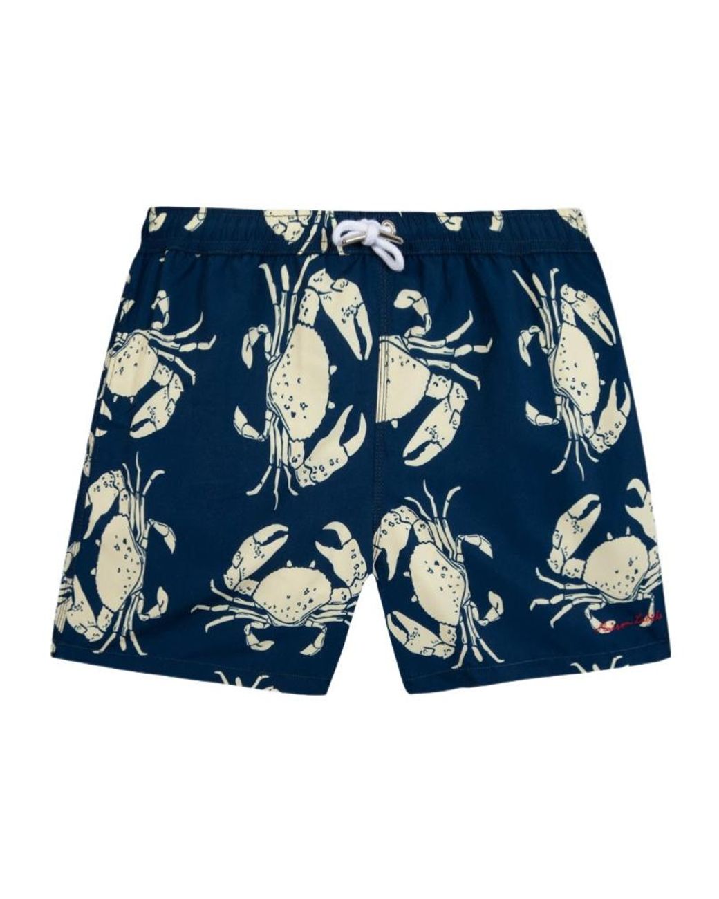 Maison Labiche Blue Print Swim Shorts for men